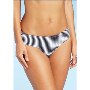 Xhilaration Cheeky striped bikini bottoms